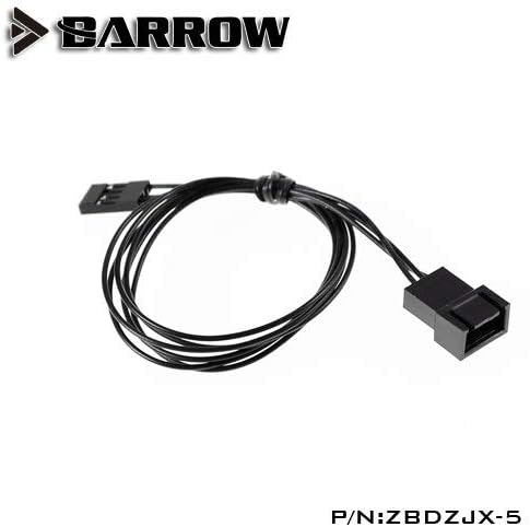 Rarido Barrow LRC2.0 5V 3PIN/ LRC1.0 12V 4PIN Motherboard Aura SYNC Lighting Control Cable Adapter ZBDZJX-5 - (Blade Color: LRC2.0 5V 3PIN)