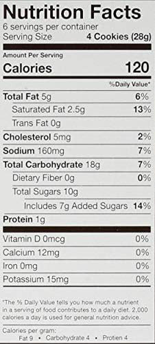 Goodie Girl Cookie Gluten Free Quinoa chocolate Chip, 6 oz