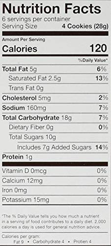 Goodie Girl Cookie Gluten Free Quinoa chocolate Chip, 6 oz