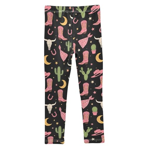 Casual Leggings for Girls Kids,Toddler's Stretch Yoga Pants,Fashion Tights for Dance Running Sports 4-10T2