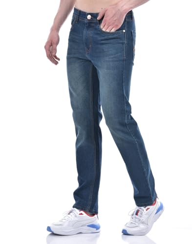Image of Numero Uno Men's Classic Slim-Fit Stretch Sustainable Jeans