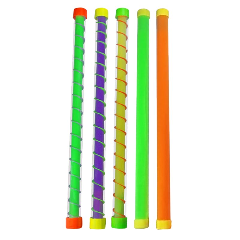 Totority Groan Tube Toy - 5 Pack Groan Tube Noise Makers for Fun Party Pranks Perfect for Kids Birthdays and Holiday Celebrations Assorted Colors