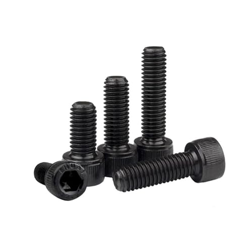 MOOPW Klasse 12.9 Legierter Stahl Innensechskant Zylinderkopfschrauben Fassungskappen Bolzen Tassenkopf Schrauben Hohe Festigkeit Maschine Bolzen M5 x 20mm 50 pcs