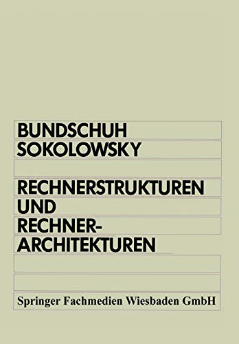 Preisvergleich Produktbild Rechnerstrukturen und Rechnerarchitekturen