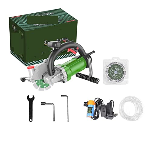 Machine de coupe murale électrique avec double disque pour rainurage granit