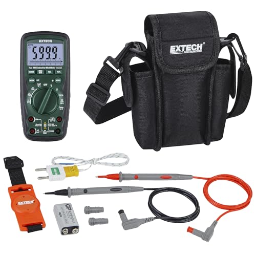 Image of Extech EX520A High Accuracy True RMS Multimeter, 6000 Count, 0.09% | AC /DC to 1000V, 0.09% DC accuracy, LoZ, low pass filter, Type K, IP67, 2m drop, magnetic strap