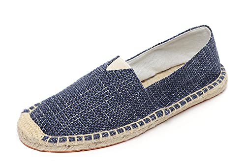 Image of Altxic Men's Closed Toe Comfortable Canvas Slip on Flat Espadrilles