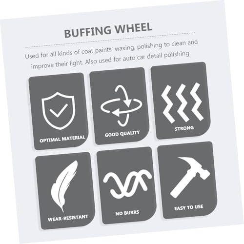 ELAYARD 16 piezas Kit de Esponjas Pulidoras para Coche Almohadillas de Pulido Reutilizables para Máquina Eléctrica y Neumática Accesorio Profesional para Quitar Arañazos y Pulir Faros - imagen 4