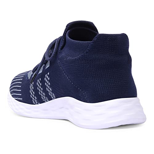 Image of FEETEES Simon Men's Casual Eva Socks Knitted Running Shoes | Color-Light Grey