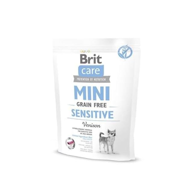 Brit Care Grain Free Mini Sensitive Perro Adulto Raza Miniatura con Venado 400g