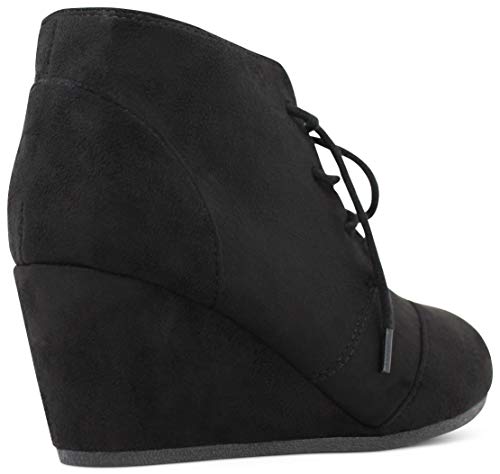 Marcorepublic Galaxy Girls Kids Childrens Wedge Boots - (Black) - Little Kid 13 #TOP6