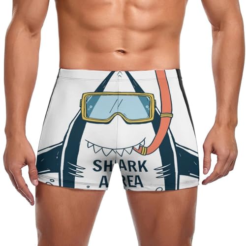 Swimming trunks boxer homme plongée requins maillot de bain