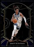 2020-21 Panini Select Concourse Retail Blue Jaden McDaniels #88 Rookie