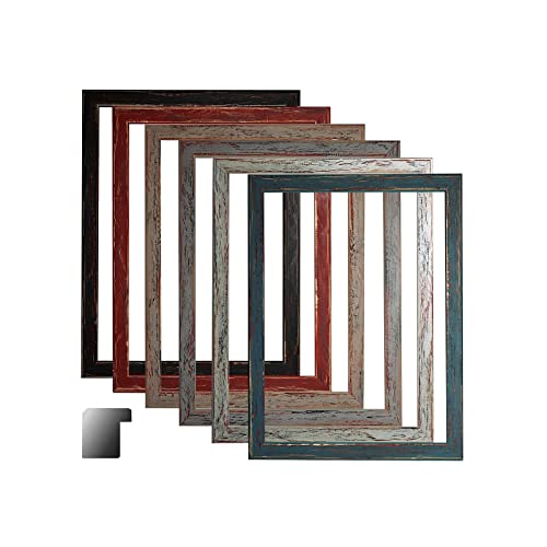 Cadre en bois Valencia blanc 60 x 80 cm de qualité supérieure