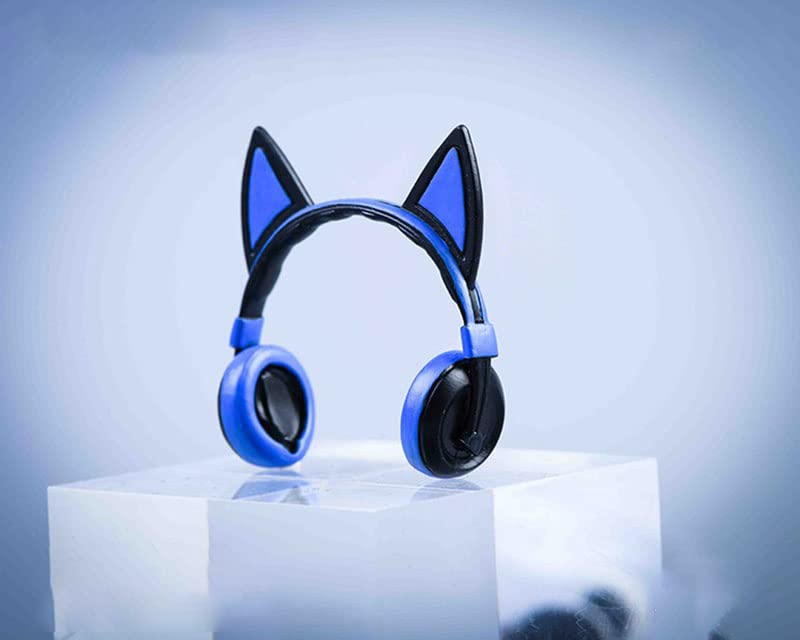 フィギュア８体セットと猫耳ヘッドフォン オンライン限定】2WAY ライト機能付 折りたたみヘッドホン＜猫耳