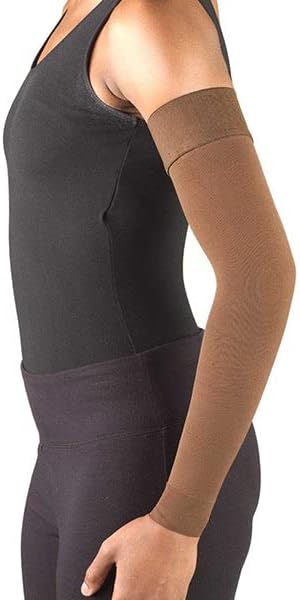 Miniatura 7 de Ames Walker AW 7161 Lymphedema Armsleeve wSilicone Top Band 20-30 mmHg