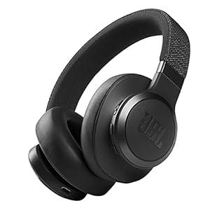 JBL Live 660NC – Wireless Over-Ear Noise Cancelling Headphones with Long Lasting Battery and Voice Assistant – Black, Medium