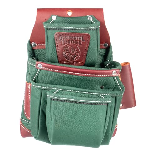Occidental Leather OxyLights 4 Pouch Fastener Bag - Right Hand - 10 Pockets & Tool Holders - Made in USA
