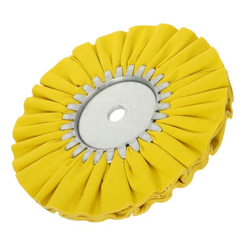 Buffing wheel pour surfaces métalliques en coton robuste pour meuleuse