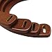 Model Worker 4PCS MDF U-Shaped Handles Replacement for Handmade Bag Handbags Purse Handles (Brown)