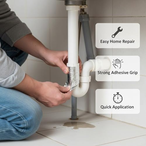 Image of SIGNAMIO Strong Adhesive Waterproof Tape for Roof Water Leakage - 10 CM*5M