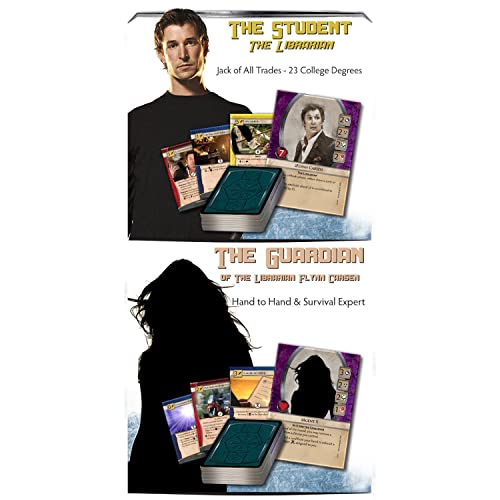 The Librarians: Adventure Card Game: Quest For The Spear - Expansion 1, 2 New Heroes & 3 Adventures, Licensed Card & Board Game Based On The Hit Movie & Tv Show, Play Co-Op Or Solo, For 1-4 Players #TOP2