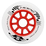 8Packs SKT HP 100mm Inline Skate Wheels 85A Replacement Rollerblade Wheels for Outdoor Speed Inline Roller Skate (100mm(set of 8))