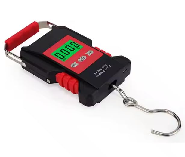 WH-A28 Waterproof Digital Electronic Fishing Scales 50kg/5g Portable Hanging Hook Scale Electronic Scale