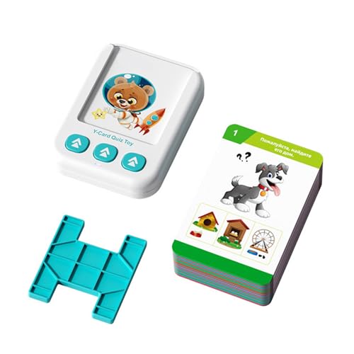 Elnwnnkc Doppelseitiges Russisch/Englisch Lernspielzeug: Sprechende Karten Fördern Kognitive Wachstum Und Die Feinmotorik. 3+ Lernkarten Für Die Frühe Sprachentwicklung