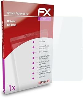 atFoliX Plastic Glass Protective Film compatible with Hotwav R6 Ultra Glass Protector, 9H Hybrid-Glass FX Glass Screen Protector of plastic