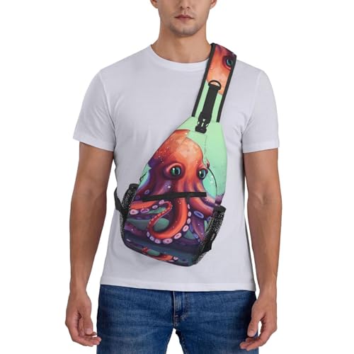 Bolso cruzado de pecho para hombre mochila bandolera miniatura 7