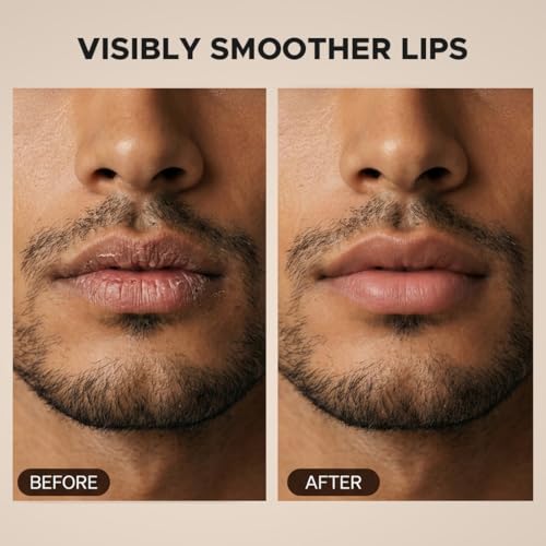 Image of The Man Company Moisturising Lip Balm for Men | For Dry & Chapped Lips| Hyaluronic Acid & SPF Protection | Deep Hydration| | Sun Protection | Soft, Smooth, Healthy Lips | Suitable for Daily Use | 4g (Moisturising Lip Balm)