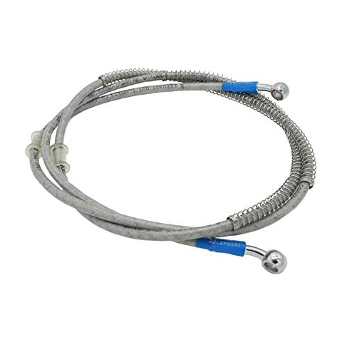 1800mm 180cm Motorcycle Reinforced Hydraulic Brake Oil Hose Line Pipe Fitting Stainless Steel Braided Cable For Motorcycle Pit Dirt Bike Enduro Motocross Street Bikes Sport Bikes Cover