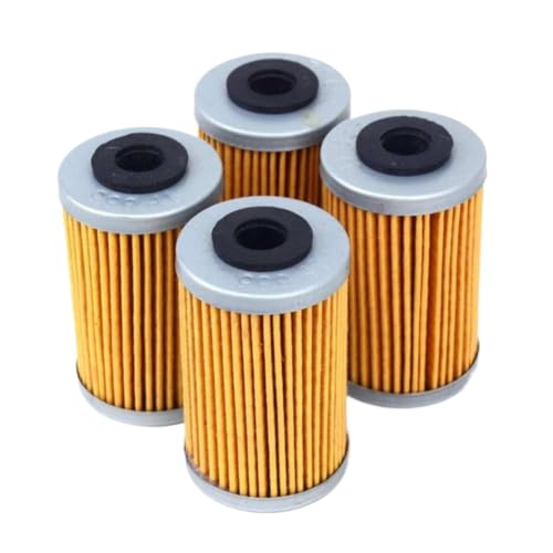 4 Stück Ölfilter kompatibel mit RC 125 200 390 RC R EXC 250 400 450 SX MXC EXC 520 525 SXC 625 Factory Supermoto