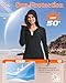 33,000ft Damen Leichte Laufjacke Sportjacke UPF 50+ Hoodie Full Zip Trainingsjacke mit Daumenloch Atmungsaktive Sweatjacke mit 4 Taschen für Laufen Fitness, Schwarz L