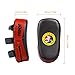 Overmont Taekwondo Kick Pad with Curved Punching Surface Karate Kicking Shield PU Leather for Boxing Martial Art Kickboxing Training(1 Pc Sold as Single)