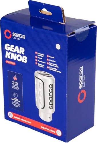 Sparco Pomo de Cambio de Marchas Manual Racing Aluminio Universal