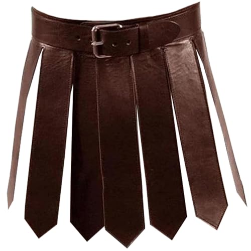 Cinturón de cintura con borla de guerrero medieval con hebilla ajustable