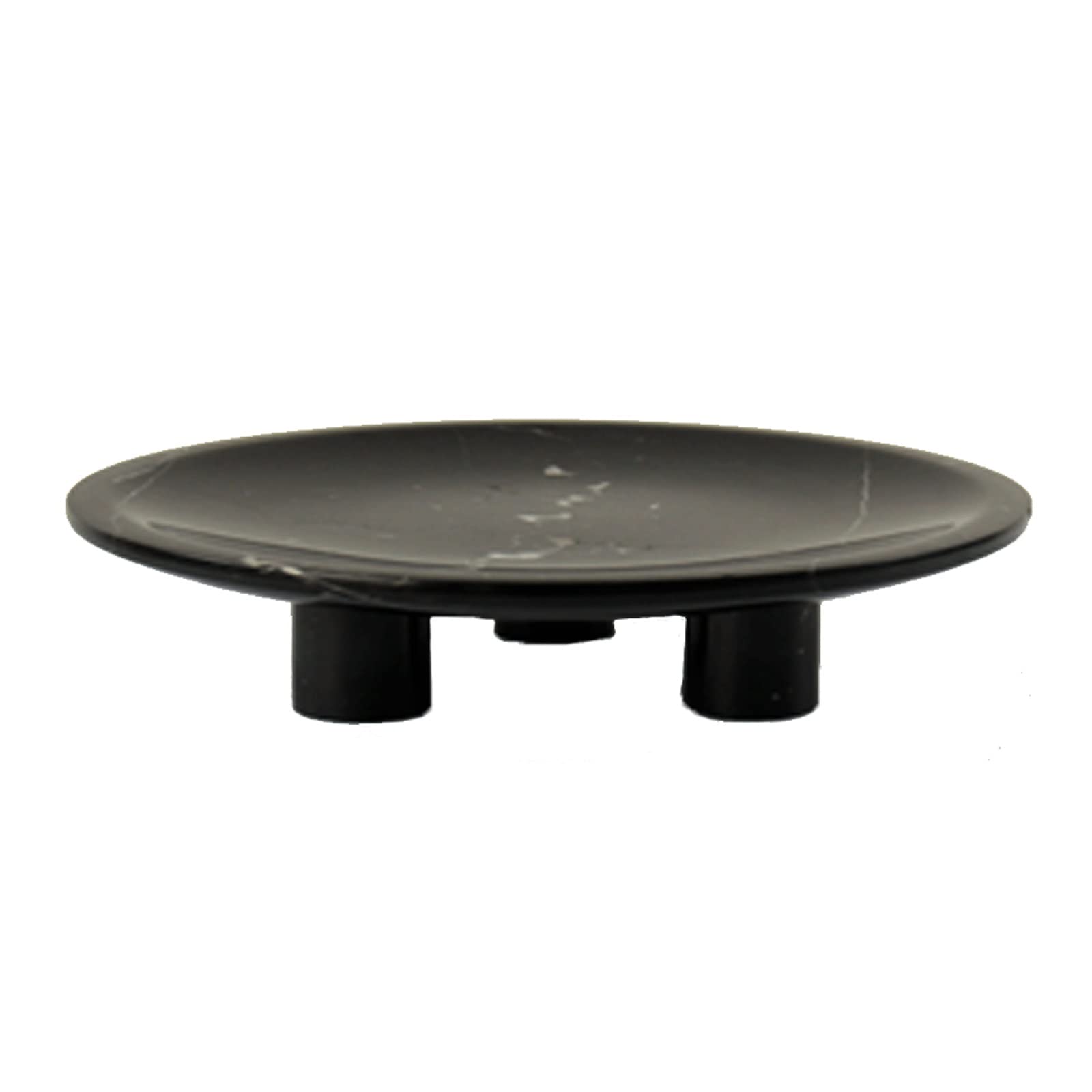 Bandeja Trans Bandeja de mármol de la Bandeja de mármol de la Bandeja Premium Sala de Estar Sala de Estar Mesa de café Bandeja de la Bandeja de Frutas Negro 13.8" Bandeja Antideslizante