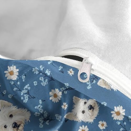 Parure de lit Westie imprimé 3D en microfibre durable premium - 8