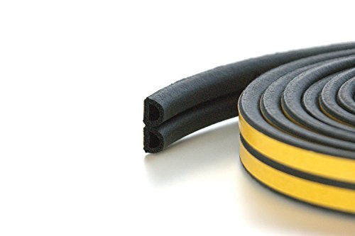 6 Meter P-Type Medium Gap 3-5 mm Self Adhesive Weather Strip Seal Door Window Fitting Black (B07429SRPM) Amazon Price History, Amazon Price Tracker