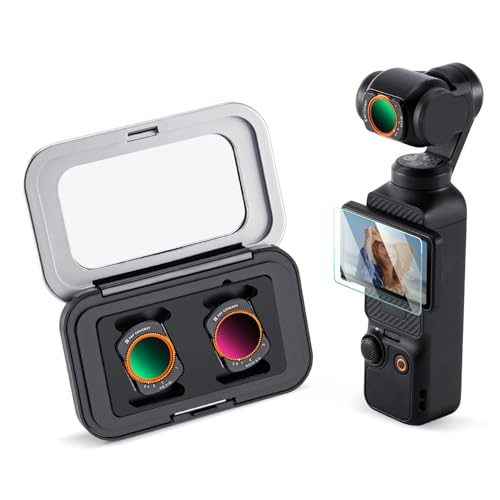 K&F Concept Filter Kit Compatible with DJI Osmo Pocket 3 Camera ND2-32 ND32-512 Filters