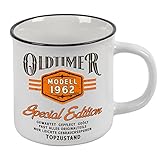 Kaffeetasse als Geschenk zum 60. Geburtstag - Oldtimer Jahrgang 1962 - Vintage Style im Geschenkkarton