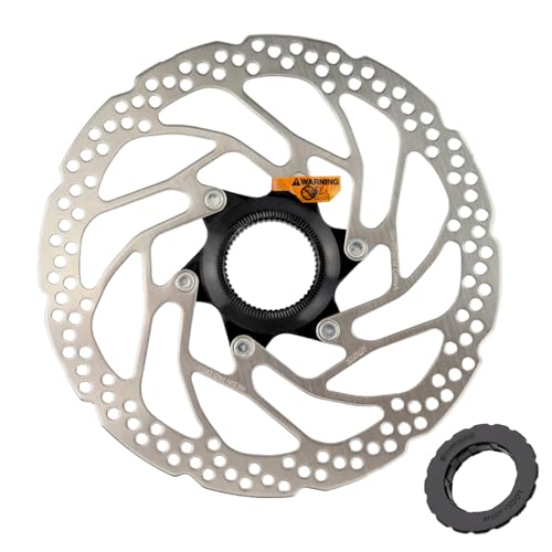 Yongness Fahrrad Center Lock Bremsscheibenrotor, kompatibel mit Shimano...