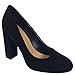 BAMBOO Women's Chunky Heel Pump