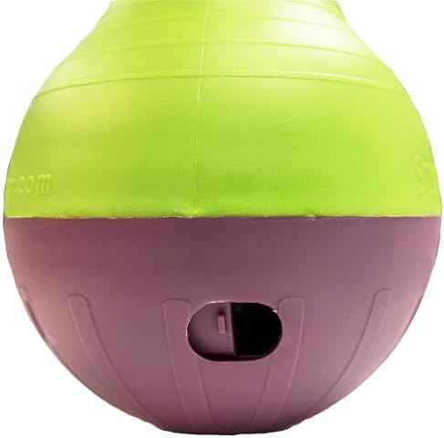 Starmark Bob-A-Lot Interactive Dog Pet Toy — top-down angle highlighting key features