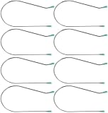 Ersatz-Set für Heißroller-Clips, silberfarben, 8 Stück – Sicherungsstifte für 5,1 cm Lockenwickler, langlebige, hitzebeständige Styling-Werkzeuge, Haarroller-Zubehör, Lockenstab Teile
