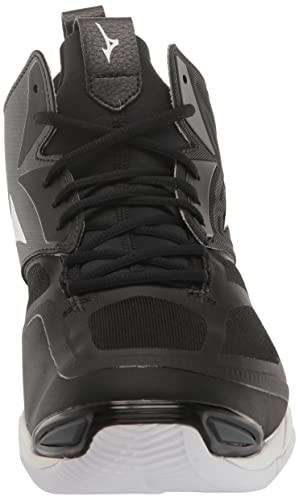 Mizuno Womens Wave Momentum Mid Volleyball Shoe 8 1 2 0850 , Black/White, 8.5 Us #TOP1