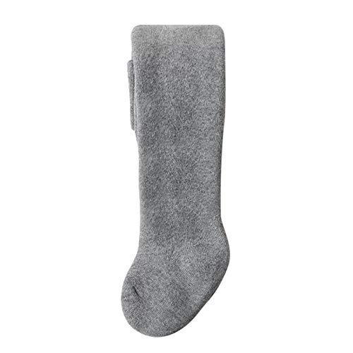 Baby Tights For Girls Soft Cotton Infant Leggings Toddler Solid Knit Socks Warm Stockings Newborn Pants Gray