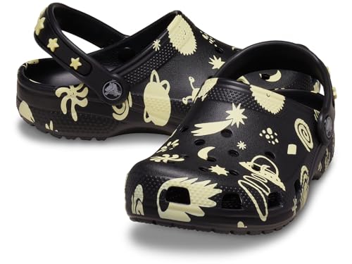 Image of Crocs Unisex-Child Classic Glow in the Dark Clogs (Little Kid /Big Kid)
